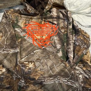 Mens PFG Camo hooded sweatshirt